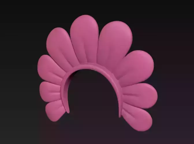 Flower Headband 3D print model