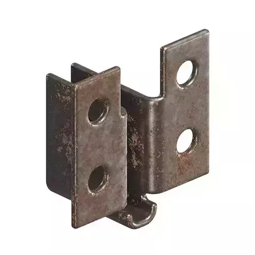 Rusty Steel U Bracket