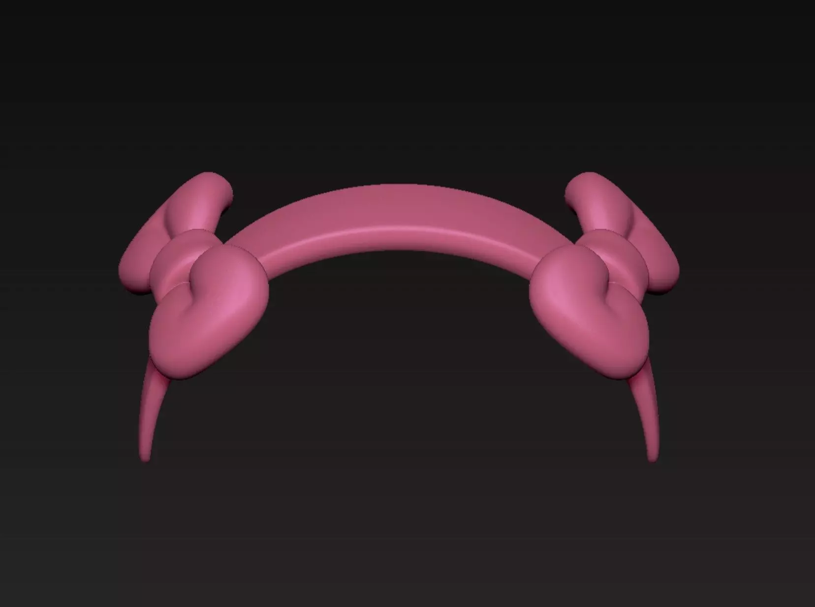 Bow Headband 3D print model_1