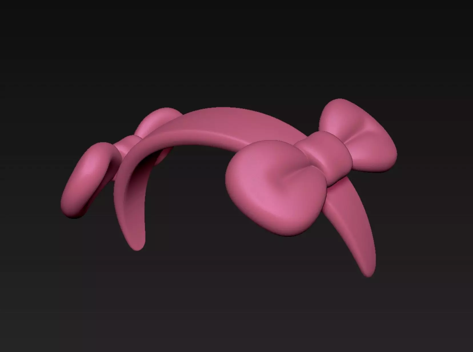 Bow Headband 3D print model_0