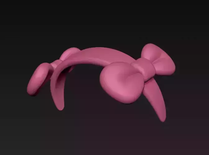 Bow Headband 3D print model