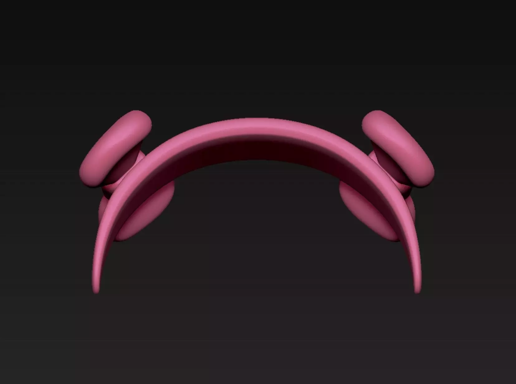 Bow Headband 3D print model_3