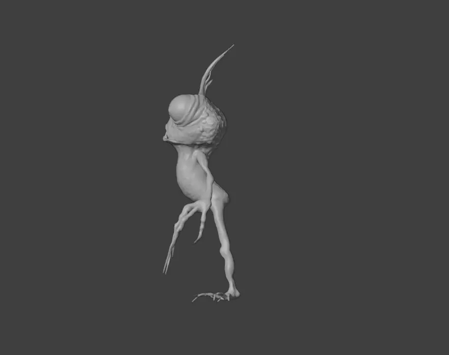 Goblin Gaze Low-poly 3D model_9