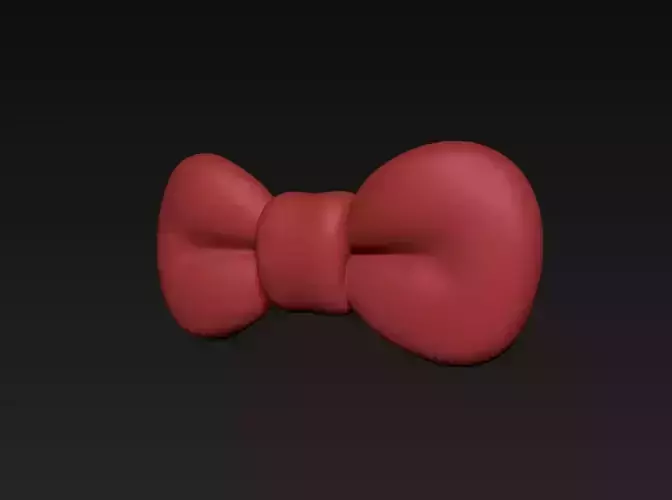 Pink Bow 3D print model