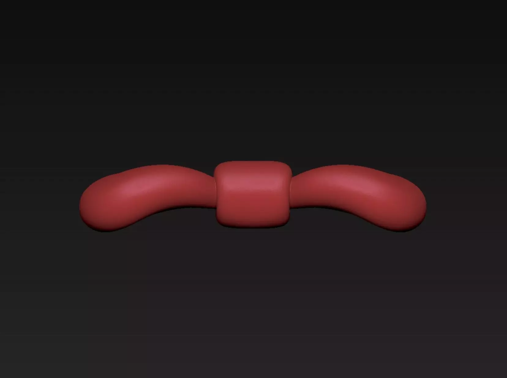 Pink Bow 3D print model_4