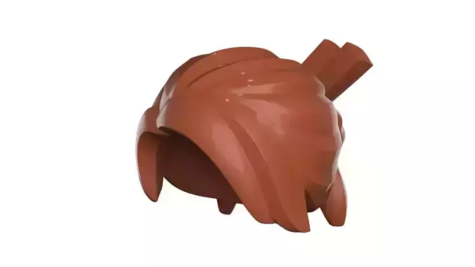 Custom3Dprint Minifigure Accessory - Minifigure Hair S2 - 069