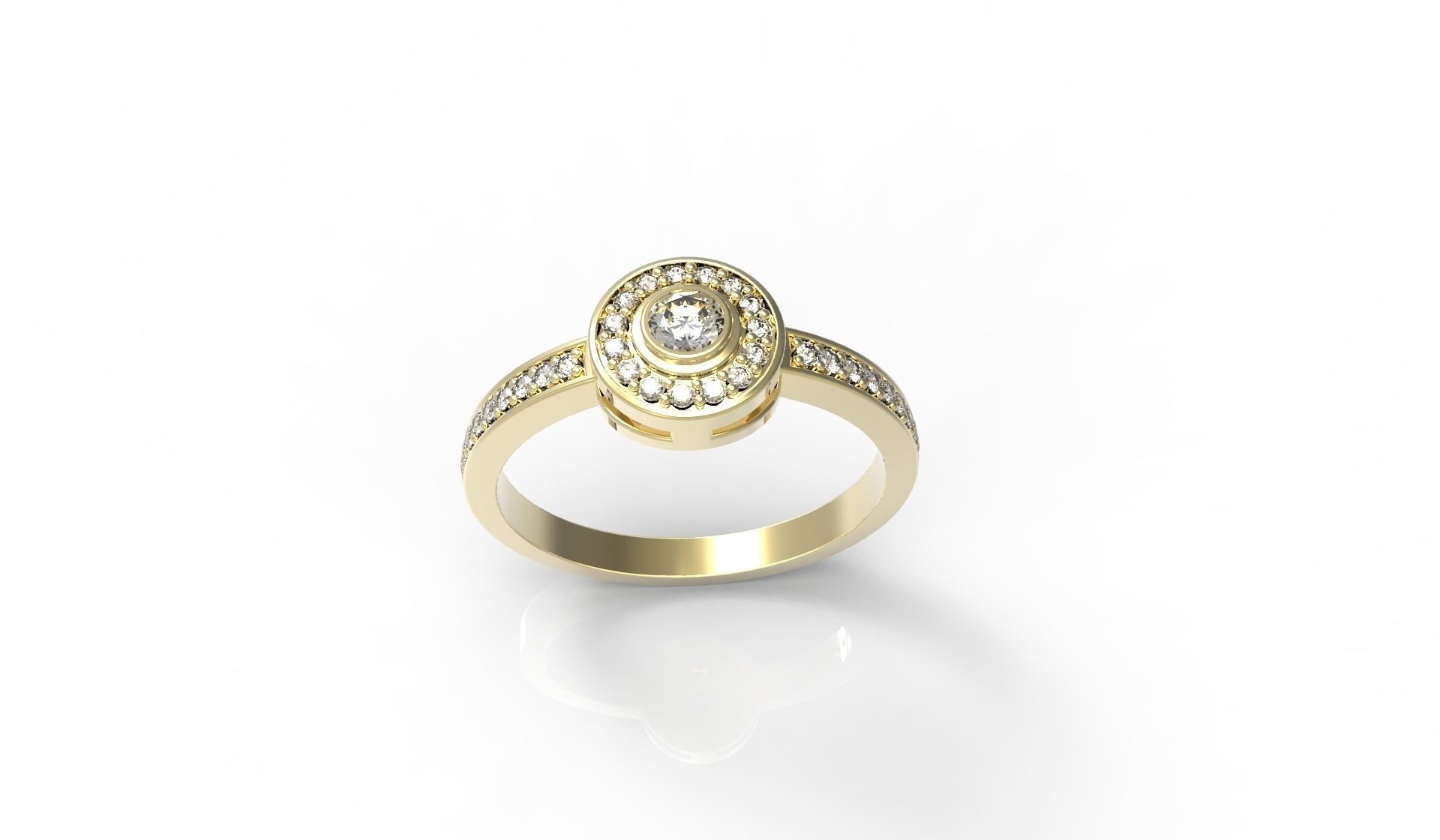 Ring 004 3D print model_3