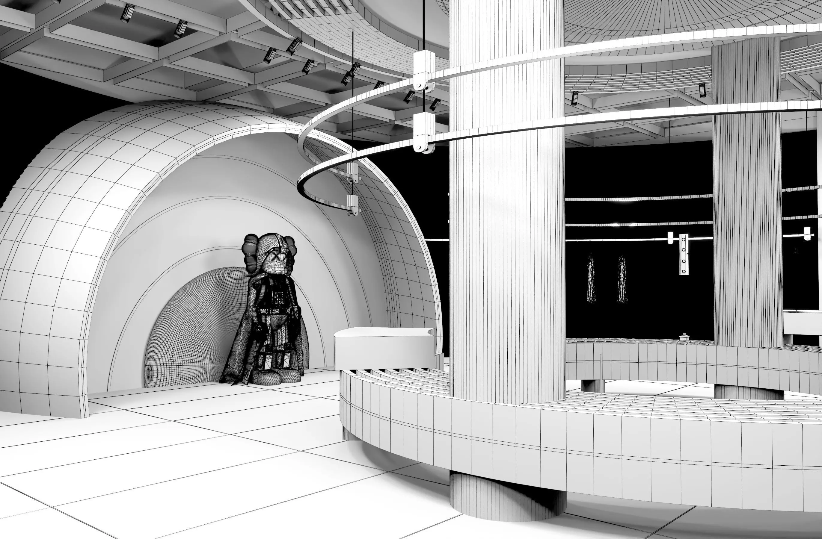 clothing store shop  Low-poly 3D model_13