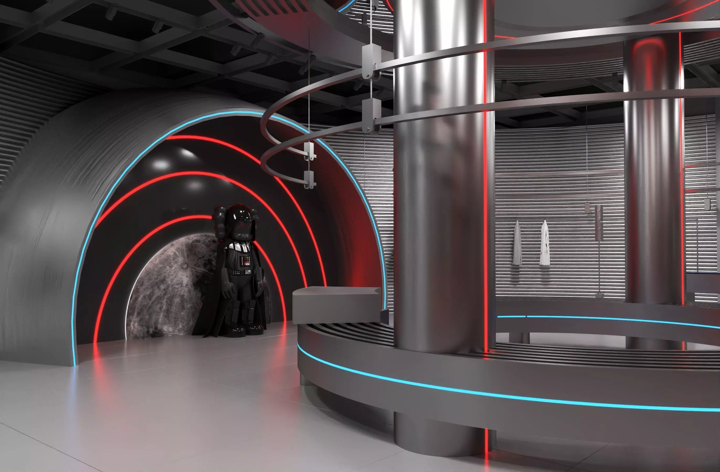 clothing store shop  Low-poly 3D model_4