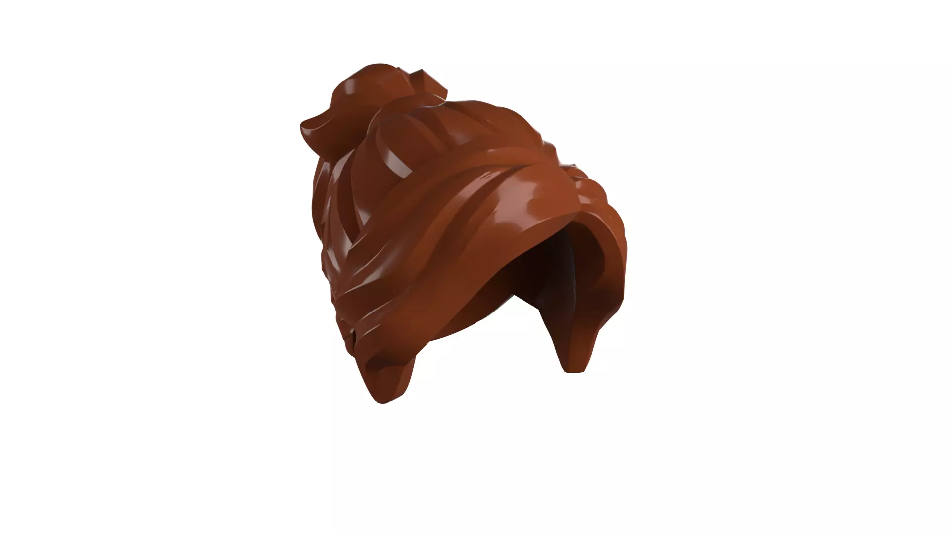 Custom3Dprint Minifigure Accessory - Minifigure Hair S2 - 070 3D print model_12