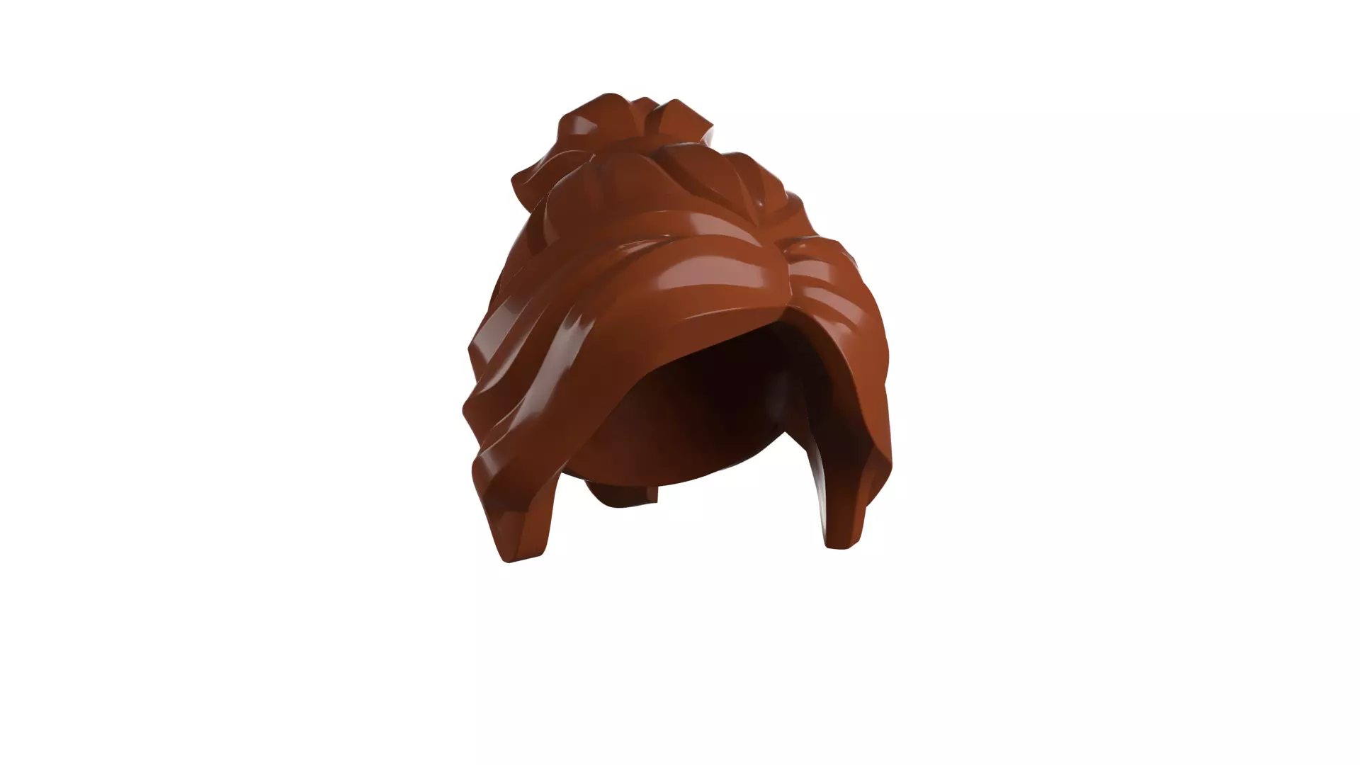 Custom3Dprint Minifigure Accessory - Minifigure Hair S2 - 070 3D print model_7