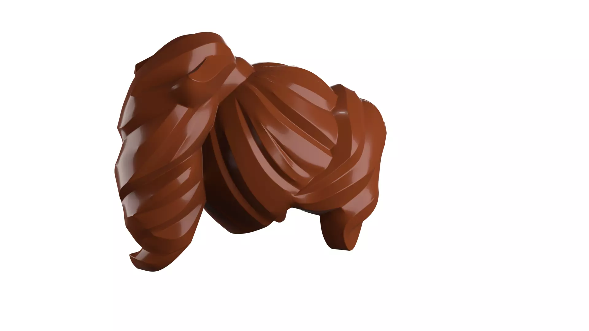 Custom3Dprint Minifigure Accessory - Minifigure Hair S2 - 070 3D print model_31