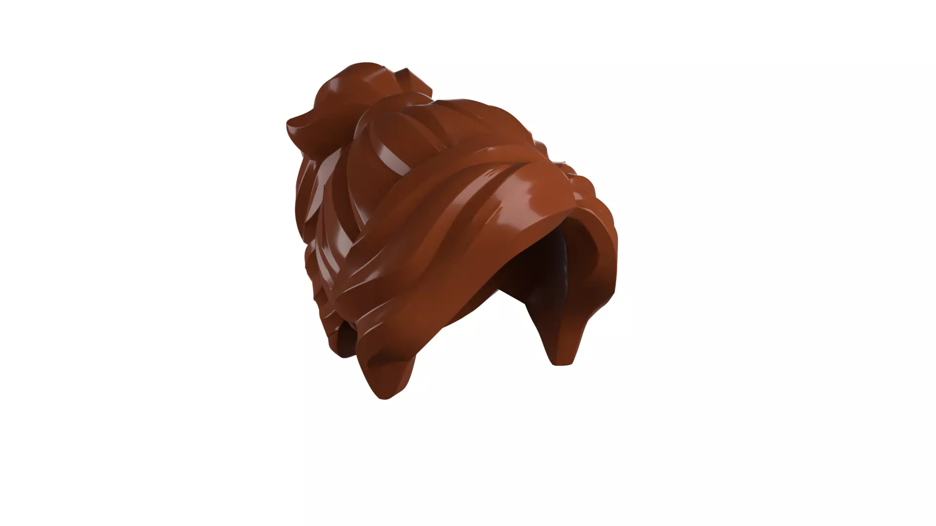 Custom3Dprint Minifigure Accessory - Minifigure Hair S2 - 070 3D print model_13