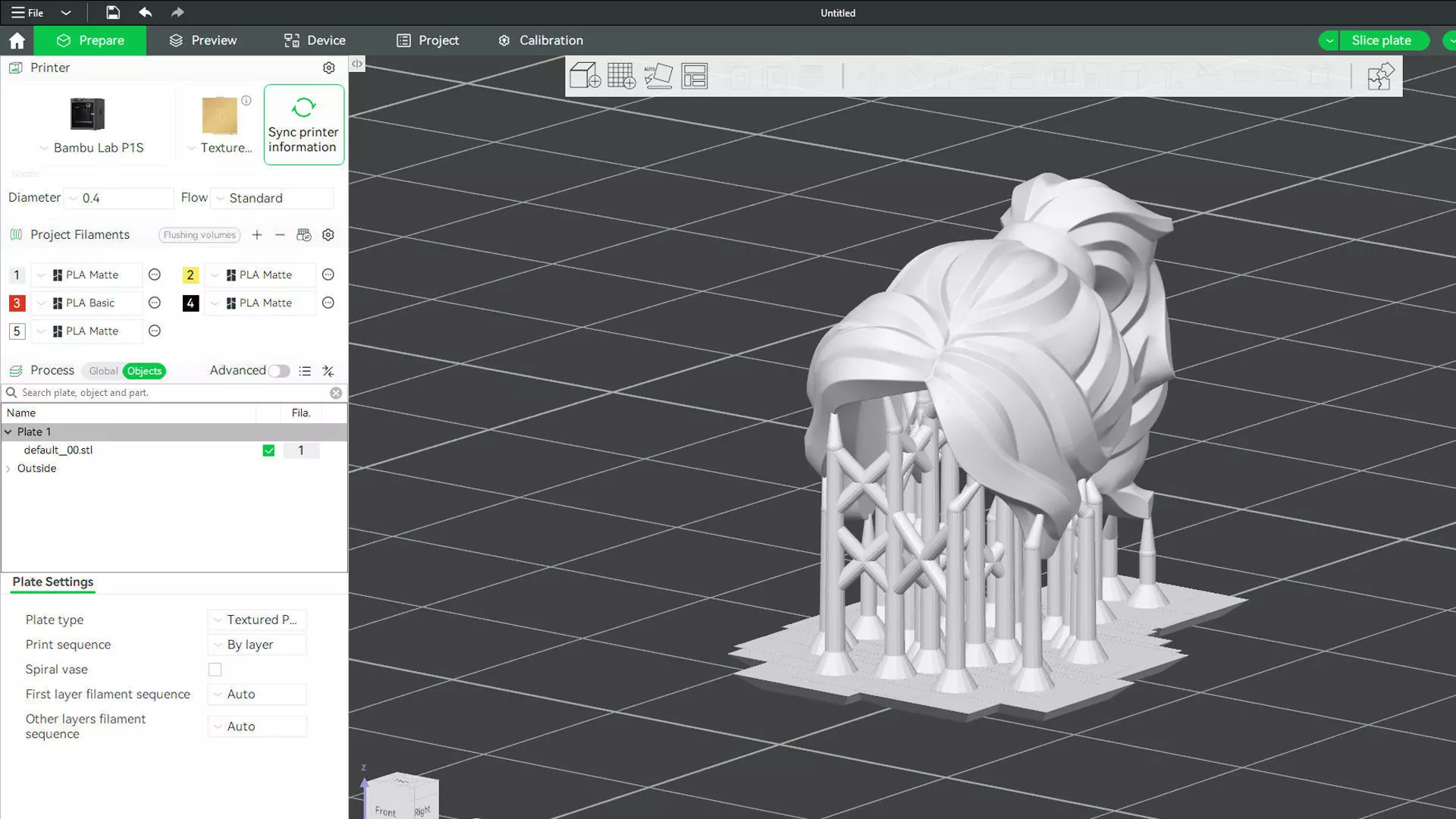 Custom3Dprint Minifigure Accessory - Minifigure Hair S2 - 070 3D print model_3