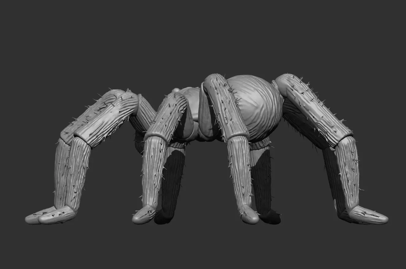 Tarantula Spider 100mm resin miniature-pre supported 3D print model_4