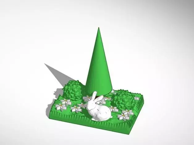 spring bunny Free 3D print model_0