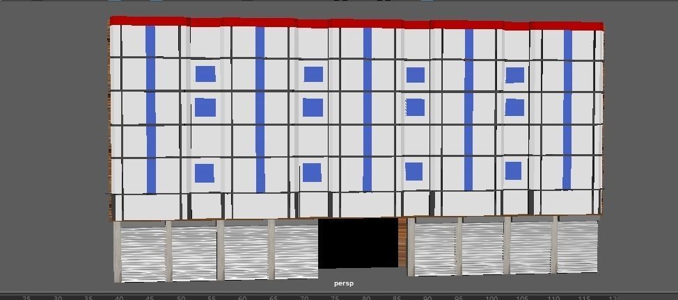 this is the building exterior  Free 3D model_1