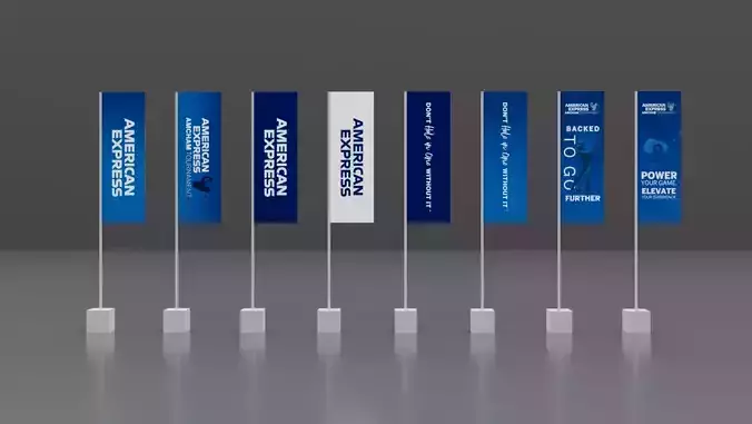 flags with gate with