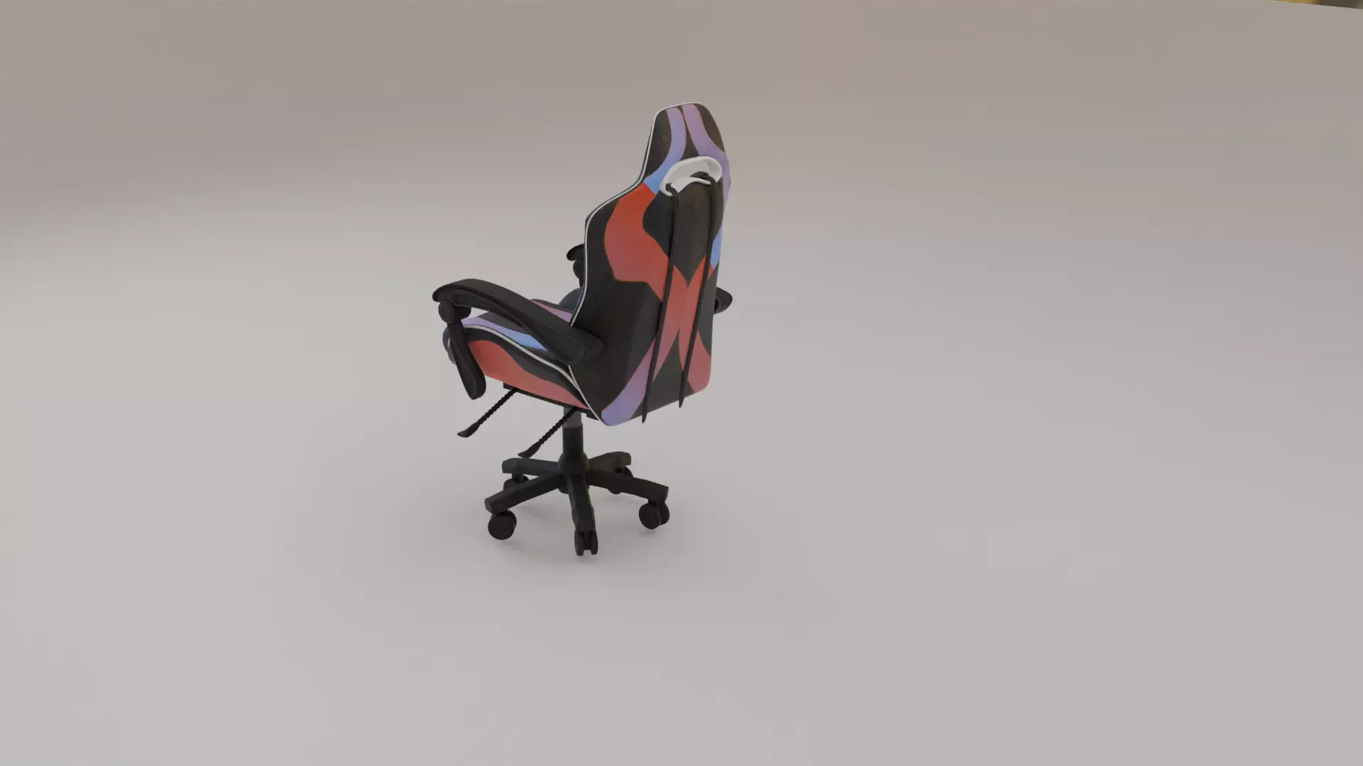 Gaming Chair 3D model_1