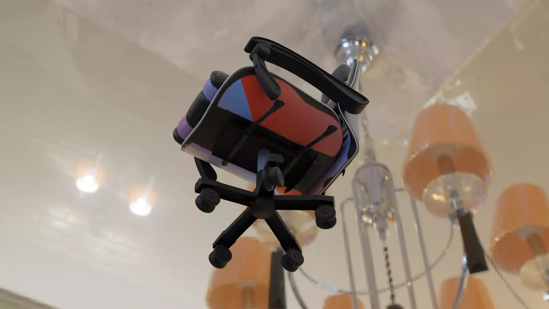 Gaming Chair 3D model_4