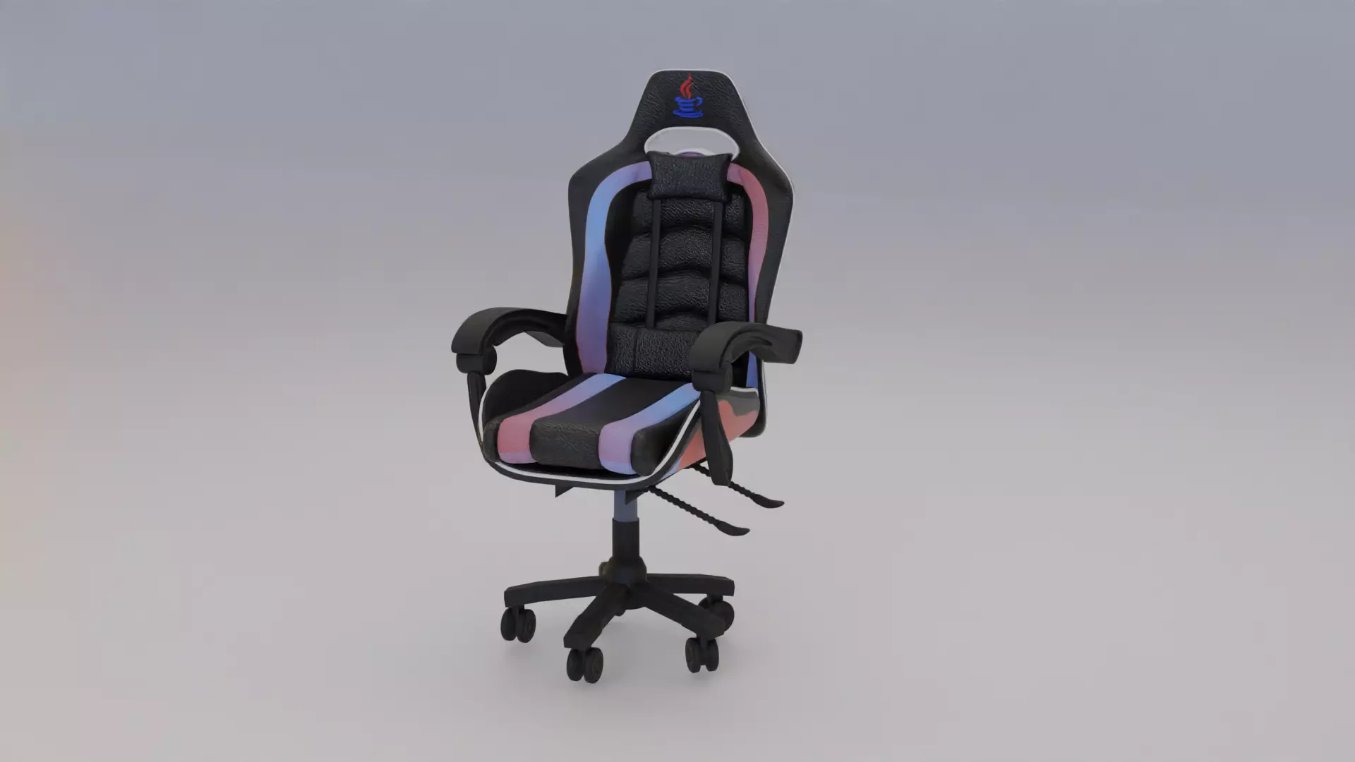 Gaming Chair 3D model_3