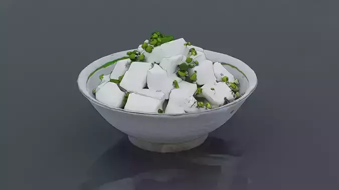Scallion-Tossed Tofu