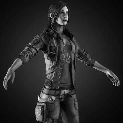 Realistic Woman last of us character