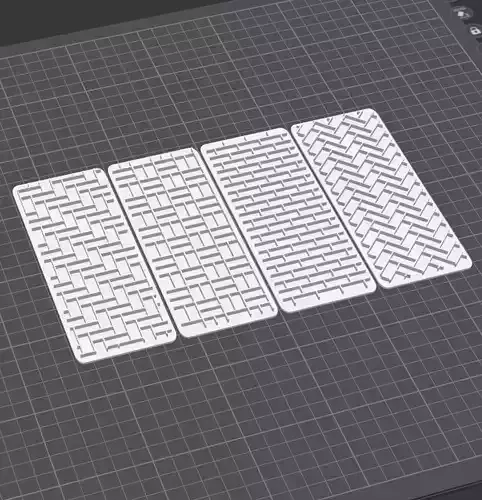 Texture Stamps - Brick Mosaic Parquet Wood Floors Pattern