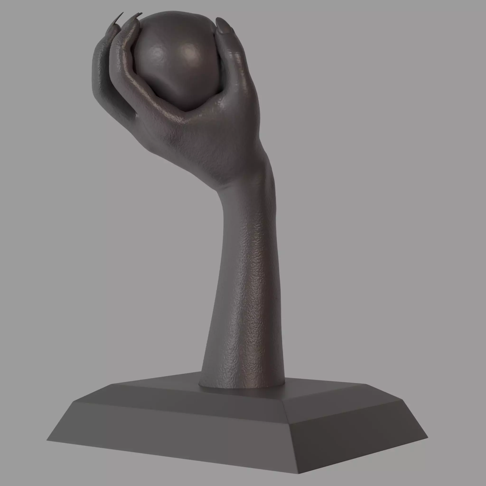 Halloween Eyeball Trophy 3D print model_6