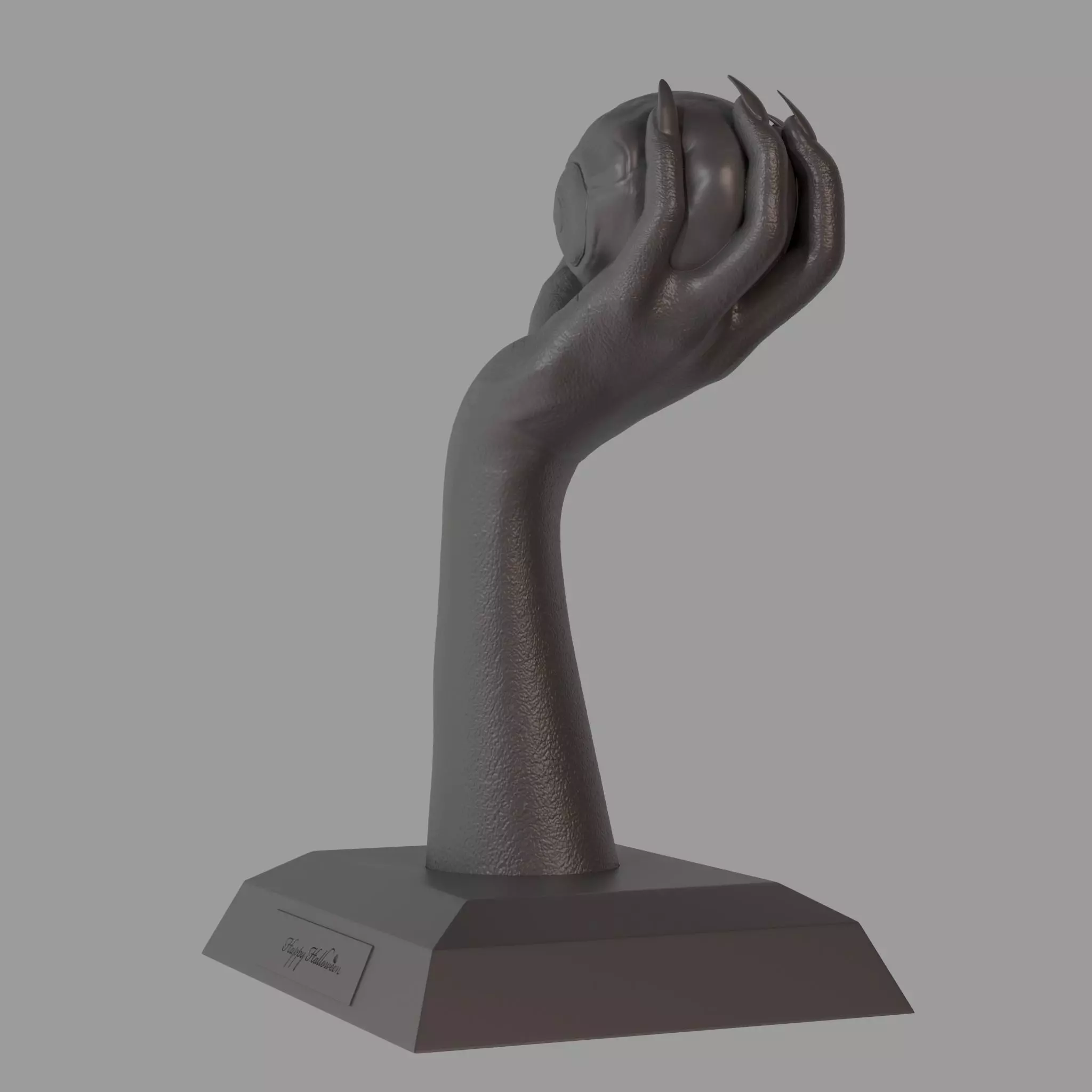 Halloween Eyeball Trophy 3D print model_8