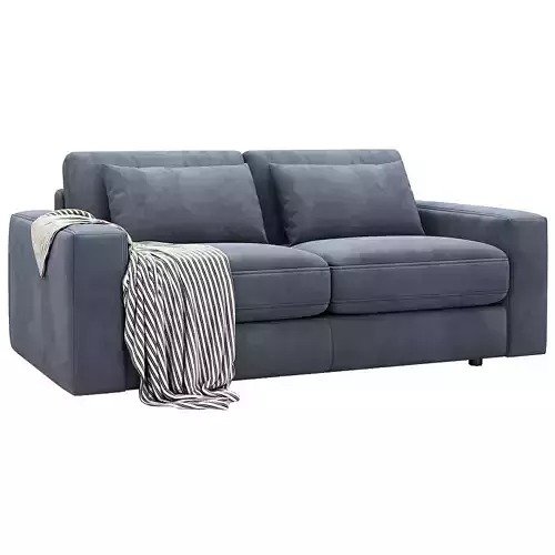 Kipton Wide Arm Nubuck Leather Sofa 211 By Arhaus