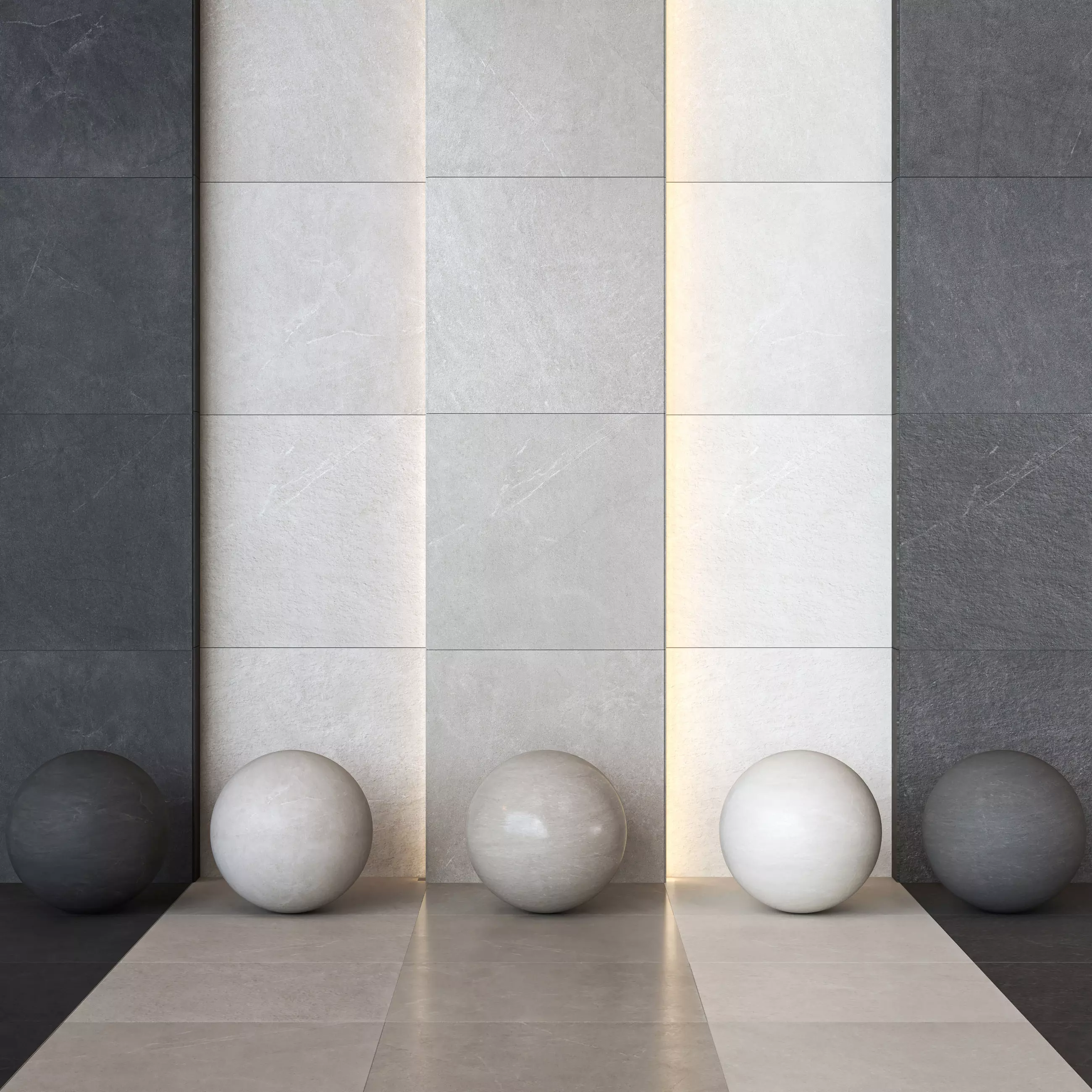 Marca Corona Arkistone - Multi-Format Stone tiles - Set of 30 Texture_1