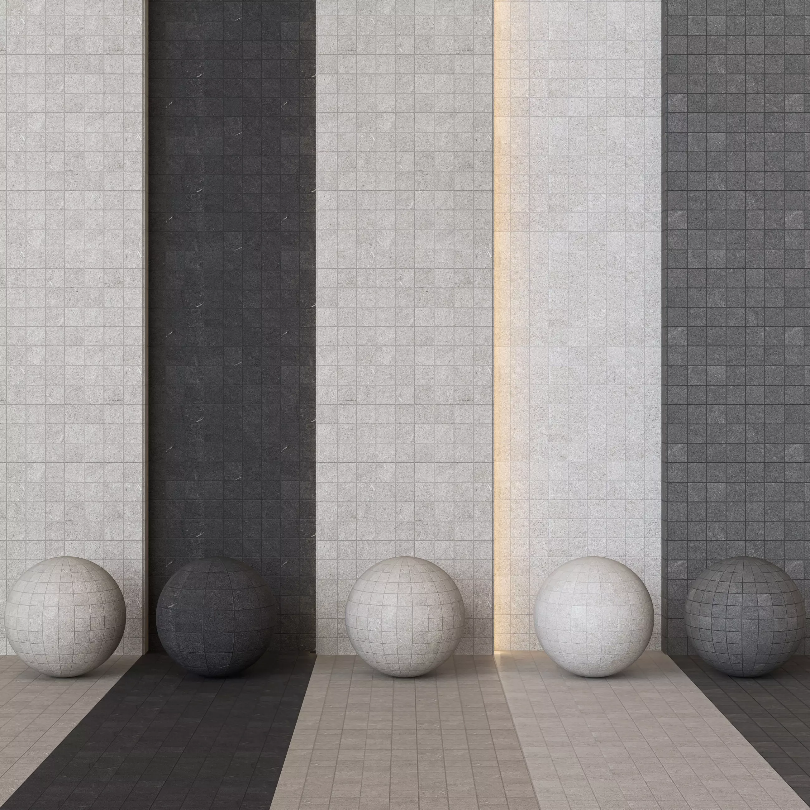 Marca Corona Arkistone - Multi-Format Stone tiles - Set of 30 Texture_3