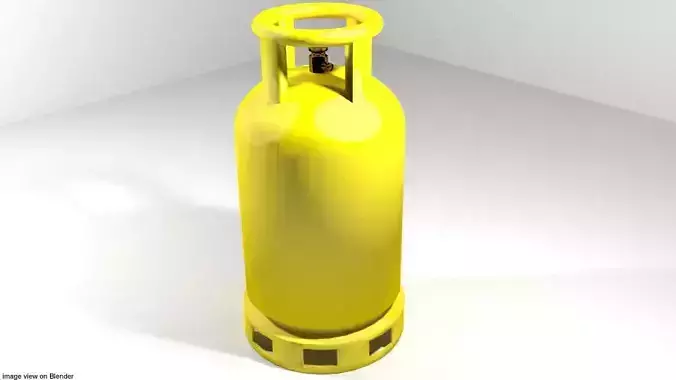Gas Tank - Cylinder Type 1 3D model