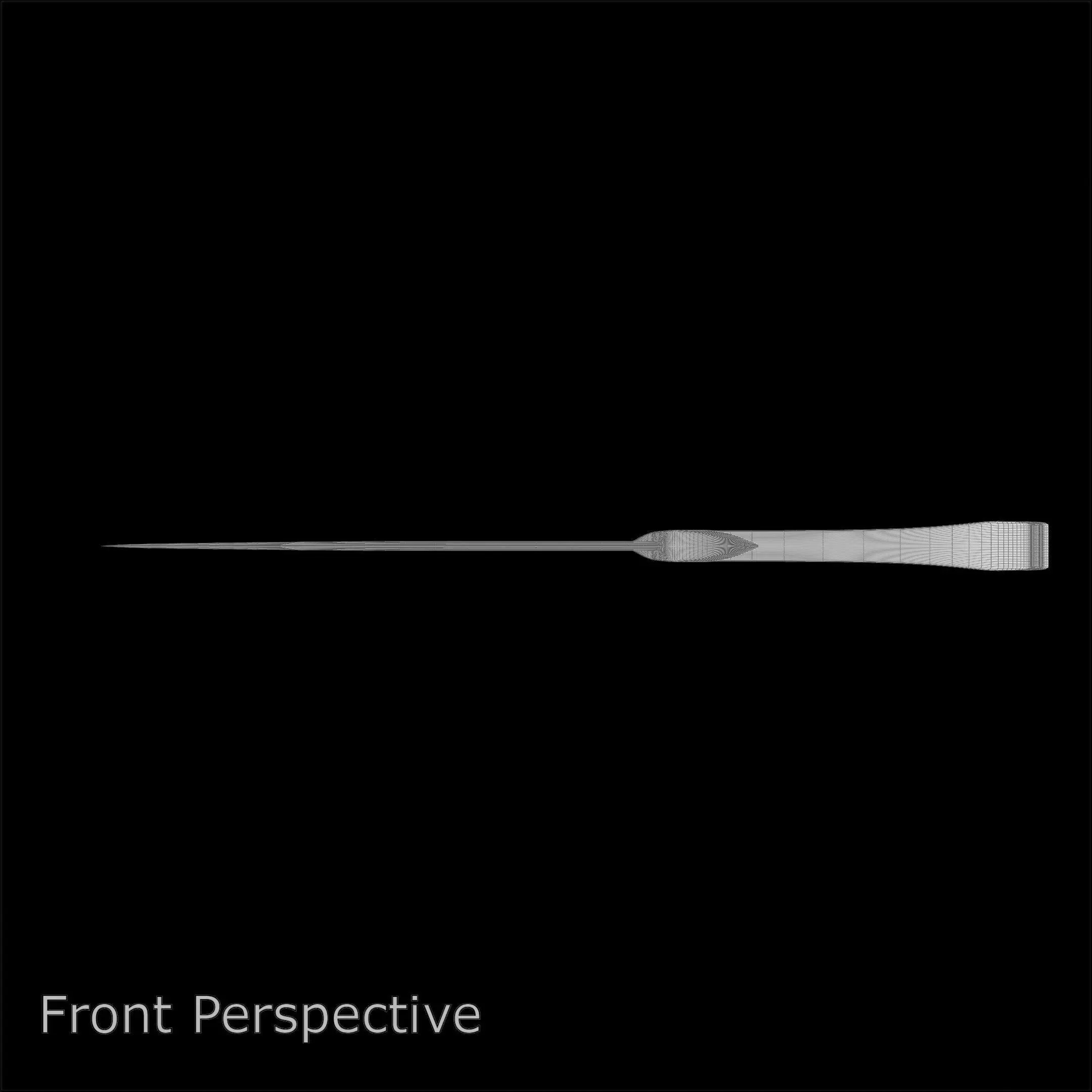 Knife Series 01 PBR 4K Damascus Steel 3D model_10