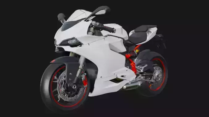 Ducati 1199 Panigale 2012 3D Model
