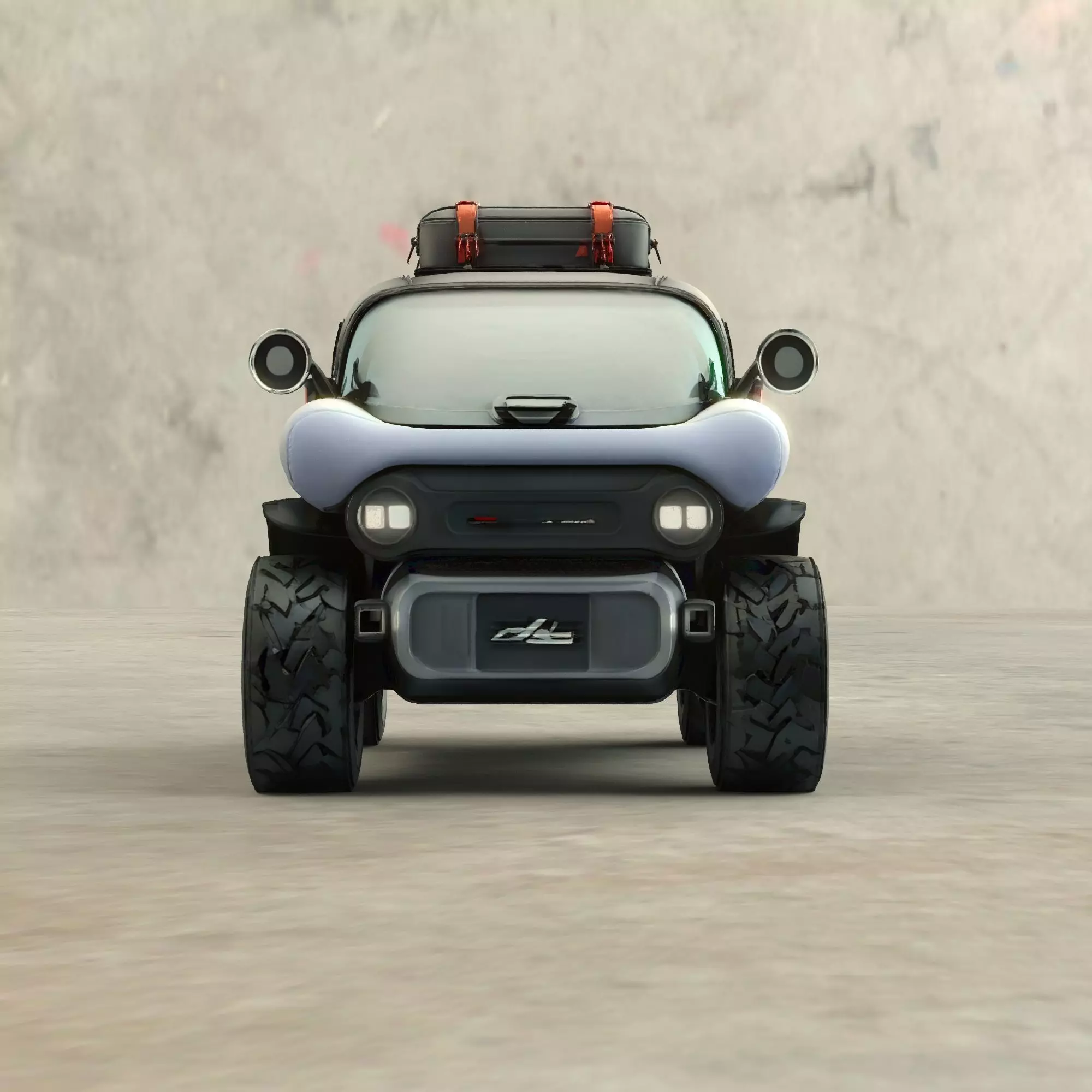 Futuristic Off-Road Concept Vehicle 3D model_5