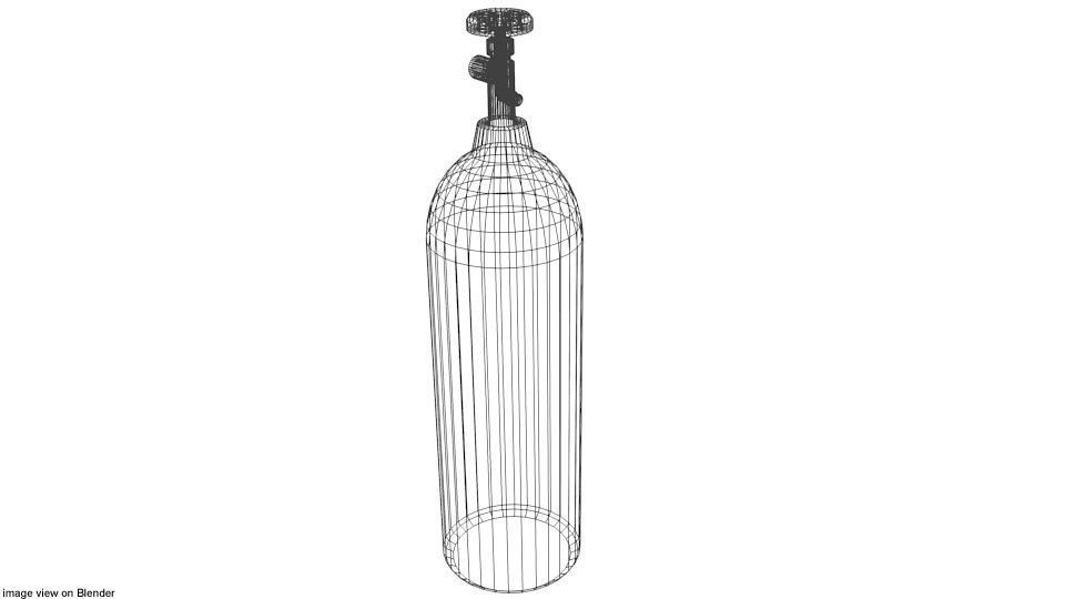 Gas Tank - Cylinder Type 2 3D model_3