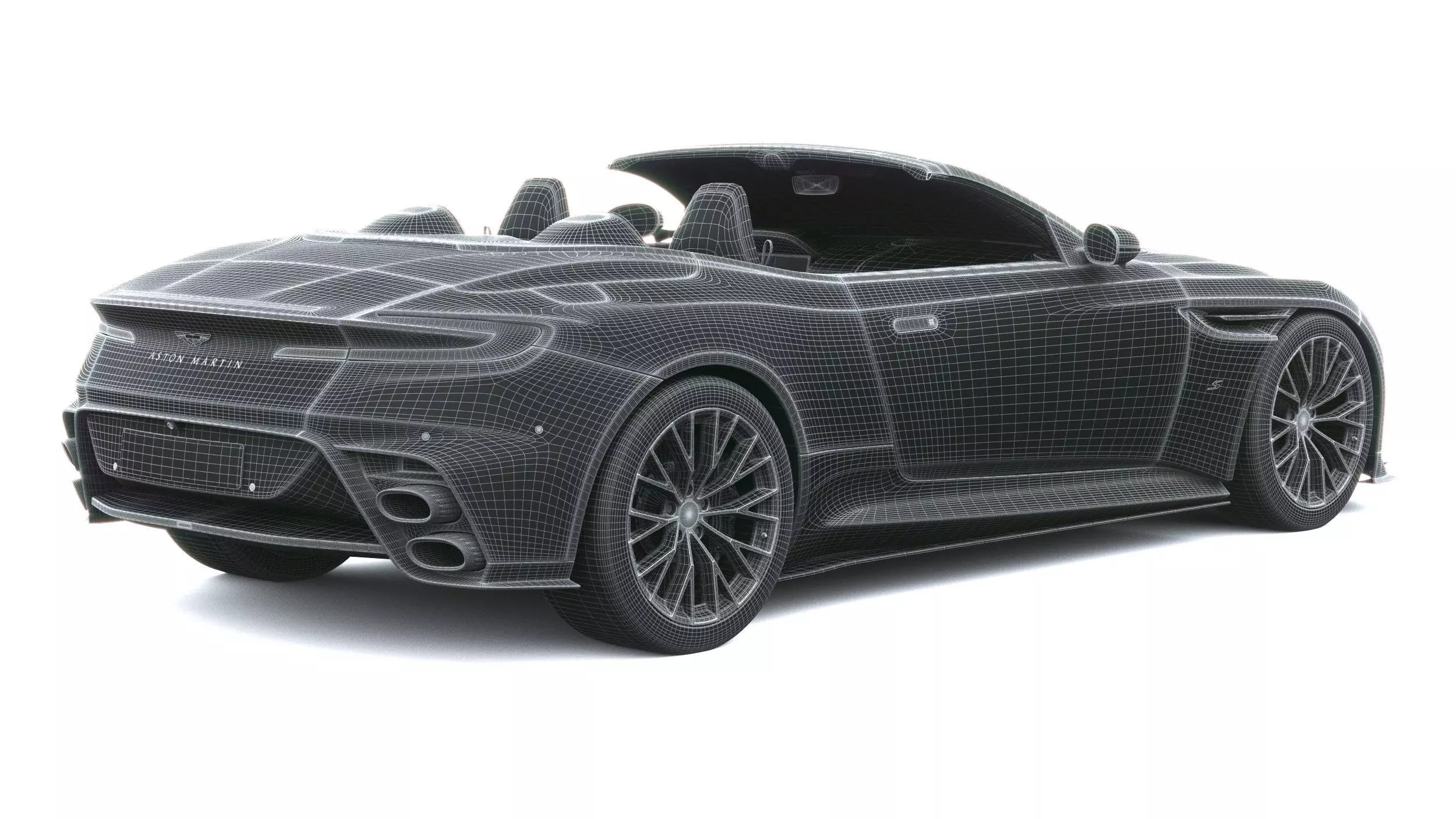 Aston Martin DB12 Volante S 2026 3D model_31