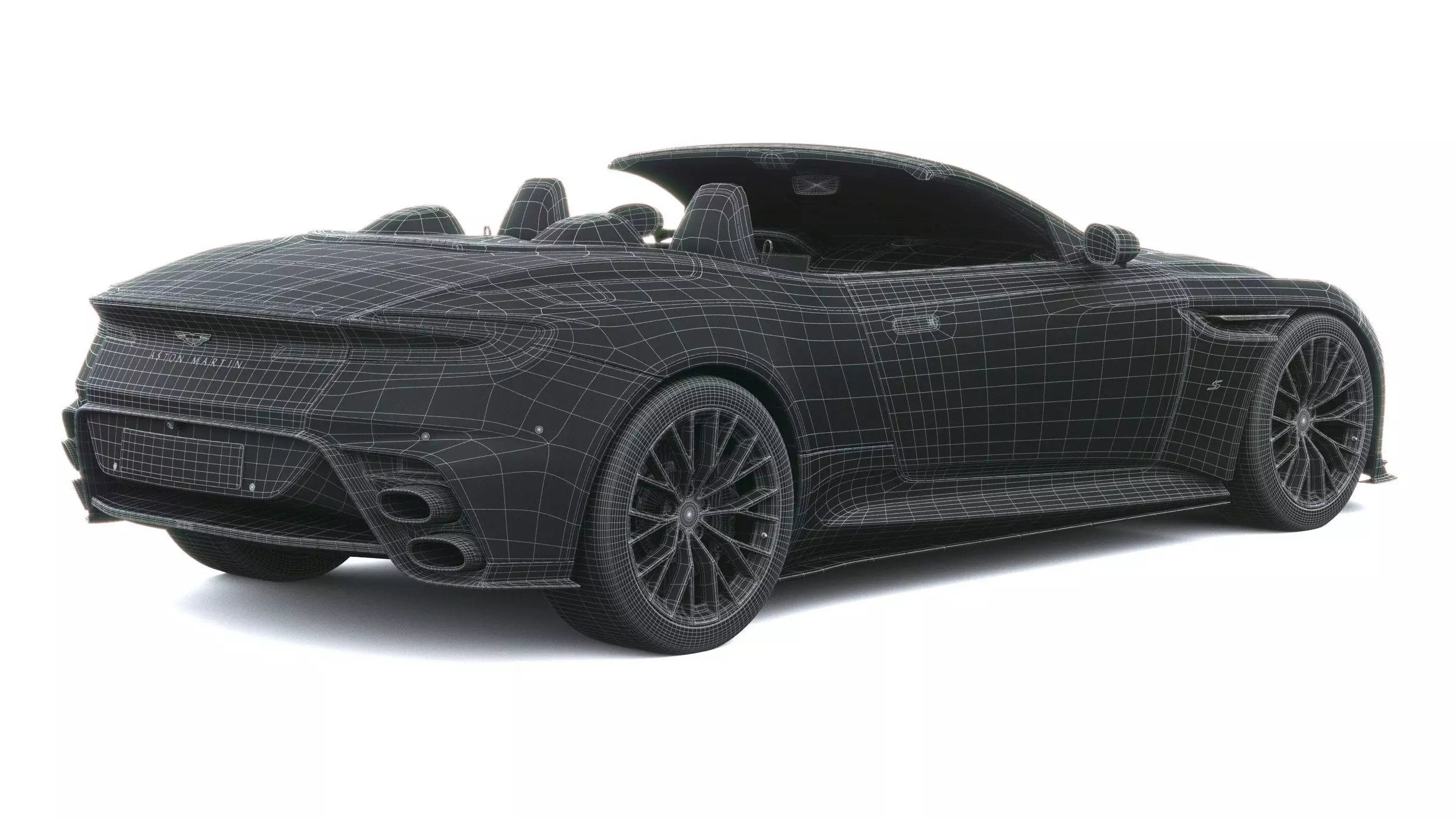Aston Martin DB12 Volante S 2026 3D model_33