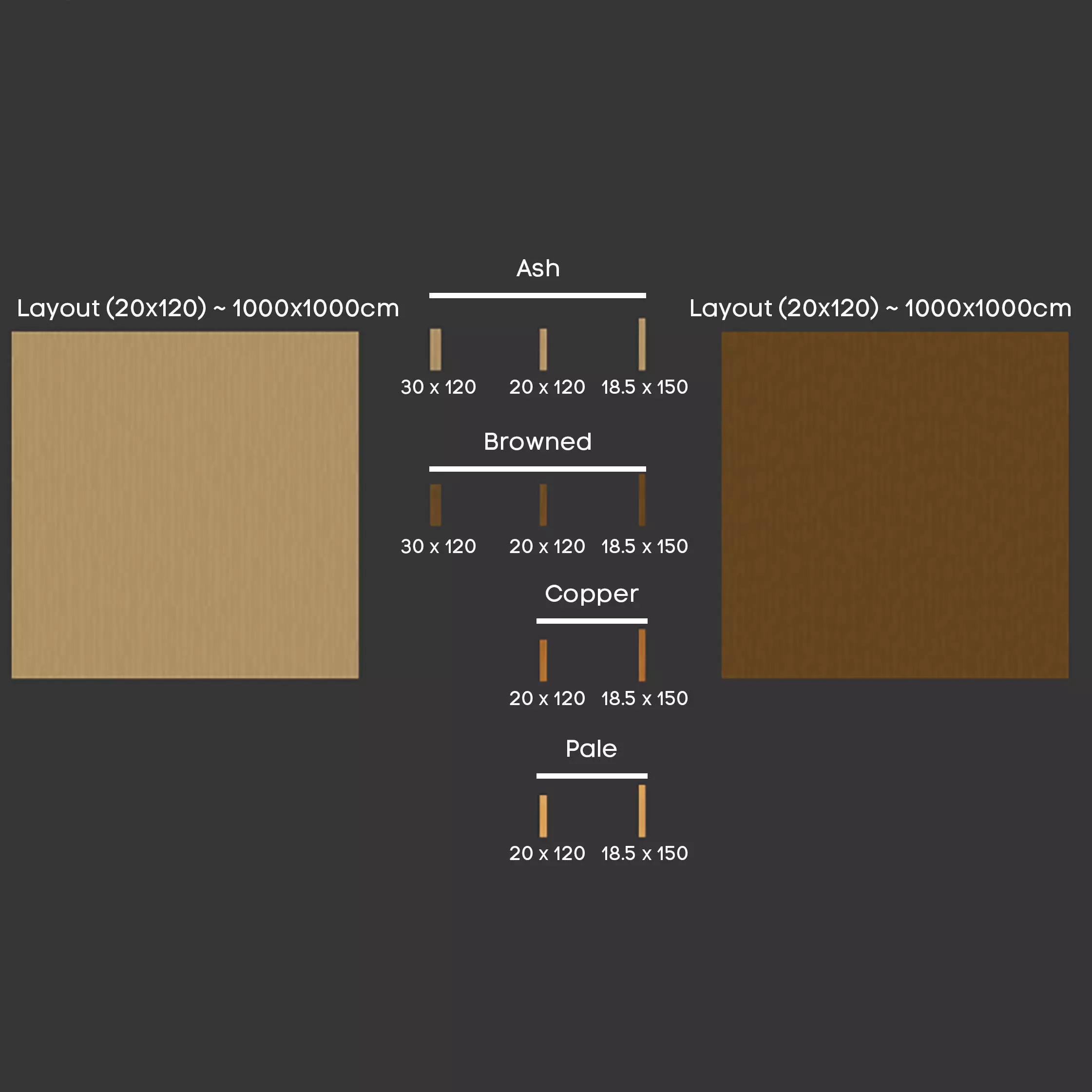 Atlas Concorde Entice - Pale Oak Wood-Look Planks -Set of 10 Texture_6