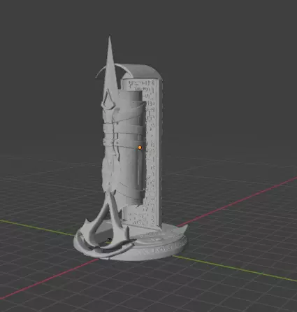 Assassins Creed Inspired Headset Holder 3D Print Model STL 3D print model_1