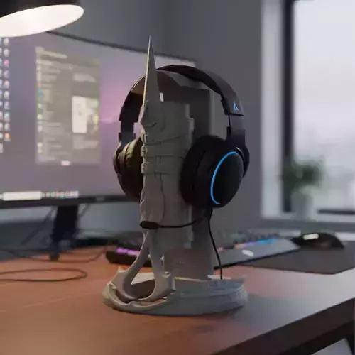 Assassins Creed Inspired Headset Holder 3D Print Model STL 3D print model