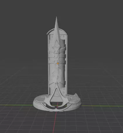 Assassins Creed Inspired Headset Holder 3D Print Model STL 3D print model_2