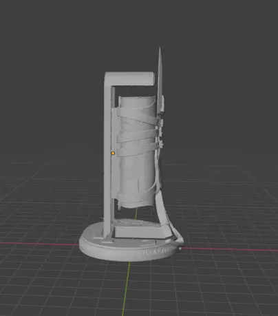 Assassins Creed Inspired Headset Holder 3D Print Model STL 3D print model_3