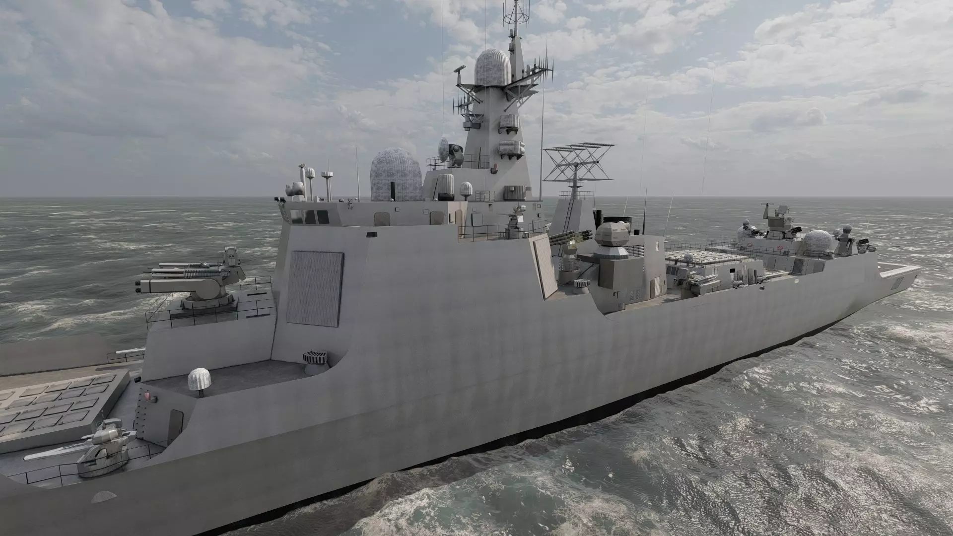 HELENIC COAST DESTROYER 3D model_9