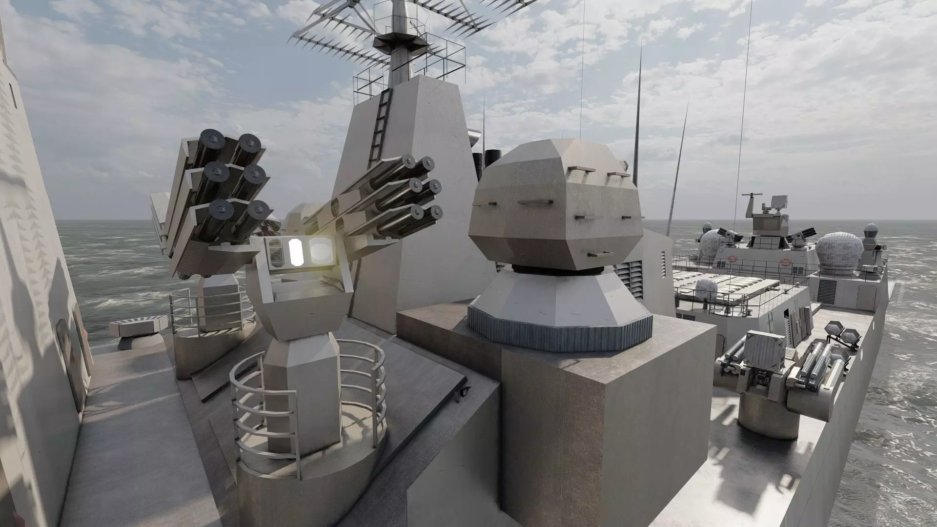 HELENIC COAST DESTROYER 3D model_24