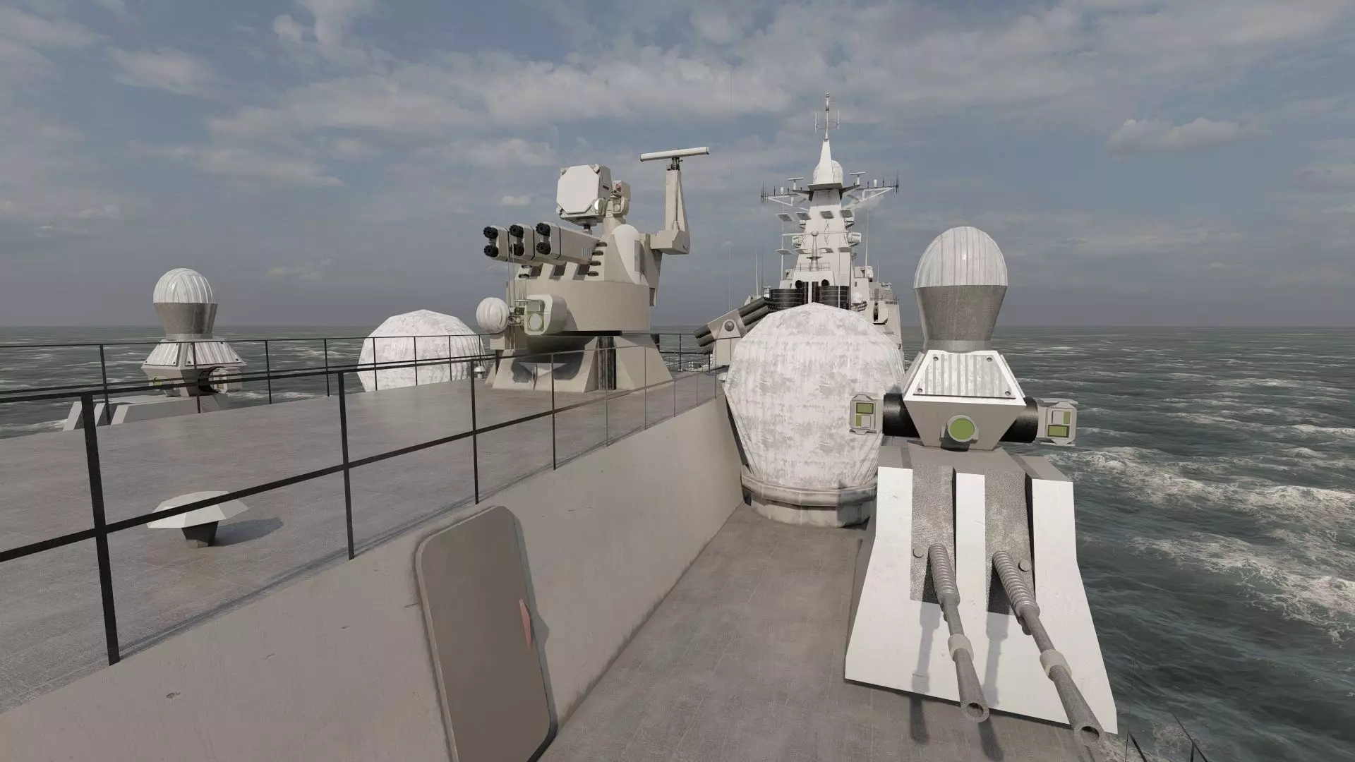 HELENIC COAST DESTROYER 3D model_36