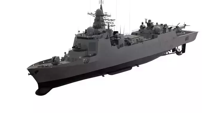 HELENIC COAST DESTROYER 3D model