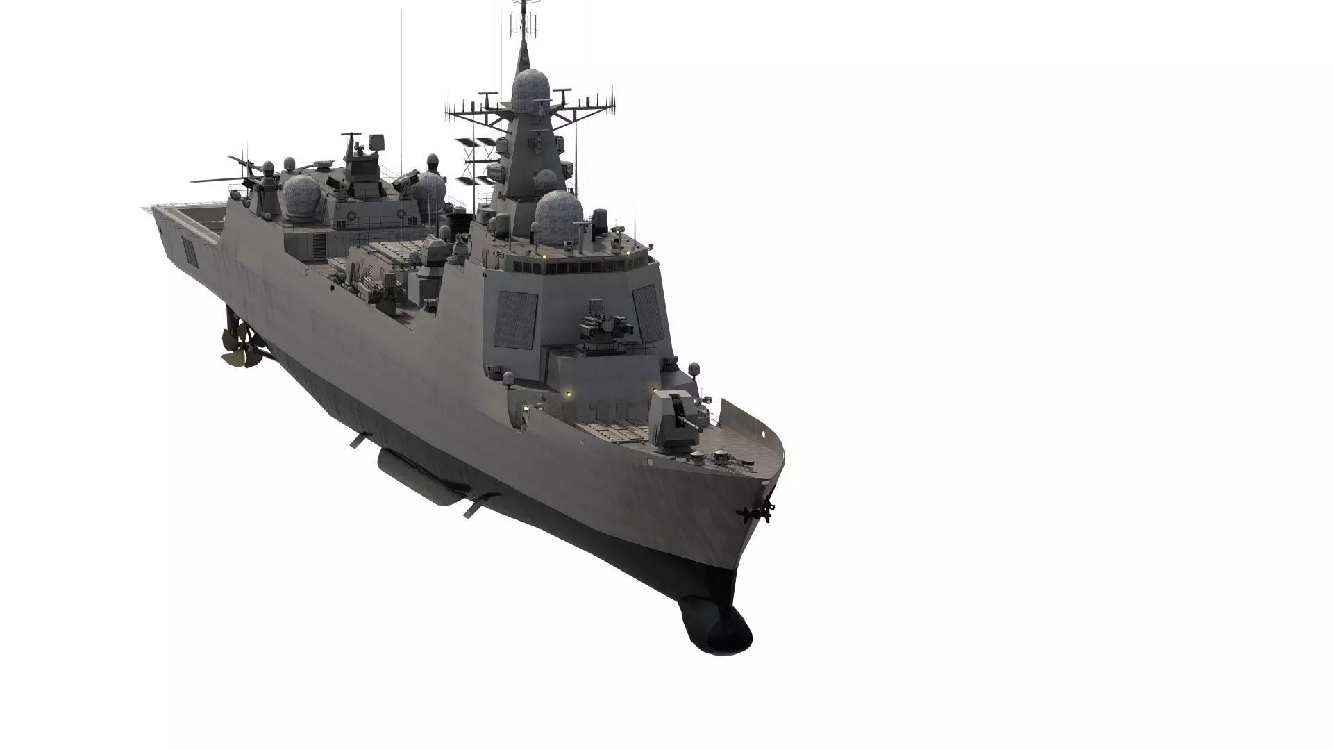 HELENIC COAST DESTROYER 3D model_2